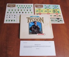 Railroad Tycoon Original Manual and Box Inserts MicroProse