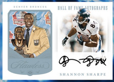 Panini NFL Blitz 2021 Flawless Hall Of Fame Shannon Sharpe Auto #d 6/20 Digital