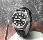 Vintage Seiko 5 Automatic 7S26-3180 Day/Date Black Dial Men's wrist Watch