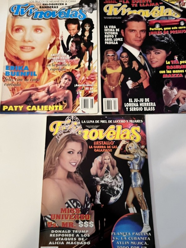 TV y Novela Revistas Magazine Latin Stars Ads News Celebrities Music Fashion