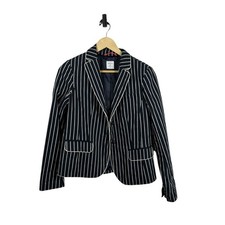 Gap Women s The Academy Blazer in Navy/White Stripe Size 4