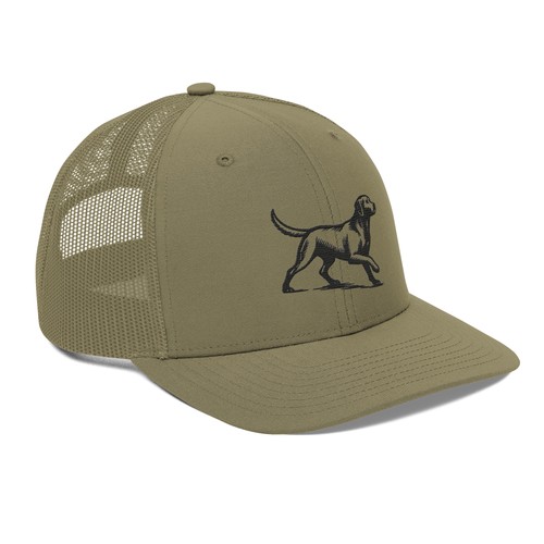 Cappello Labrador Retriever Richardson 112 berretto camionista ricamato cane da caccia - Foto 6 di 8