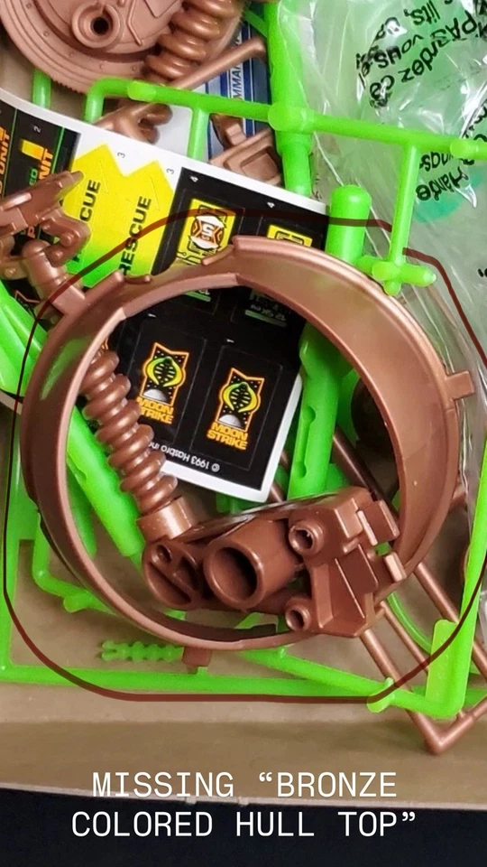 GI Joe Star Brigade Invader 1993 U.S.A. New (Open Box) MISSING ONE PIECE SEE PIC - Image 2 of 2