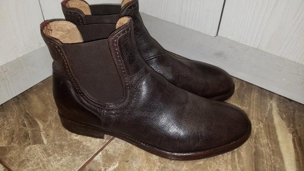 Men Silvano Sassetti Chelsea Boots Brown Leather