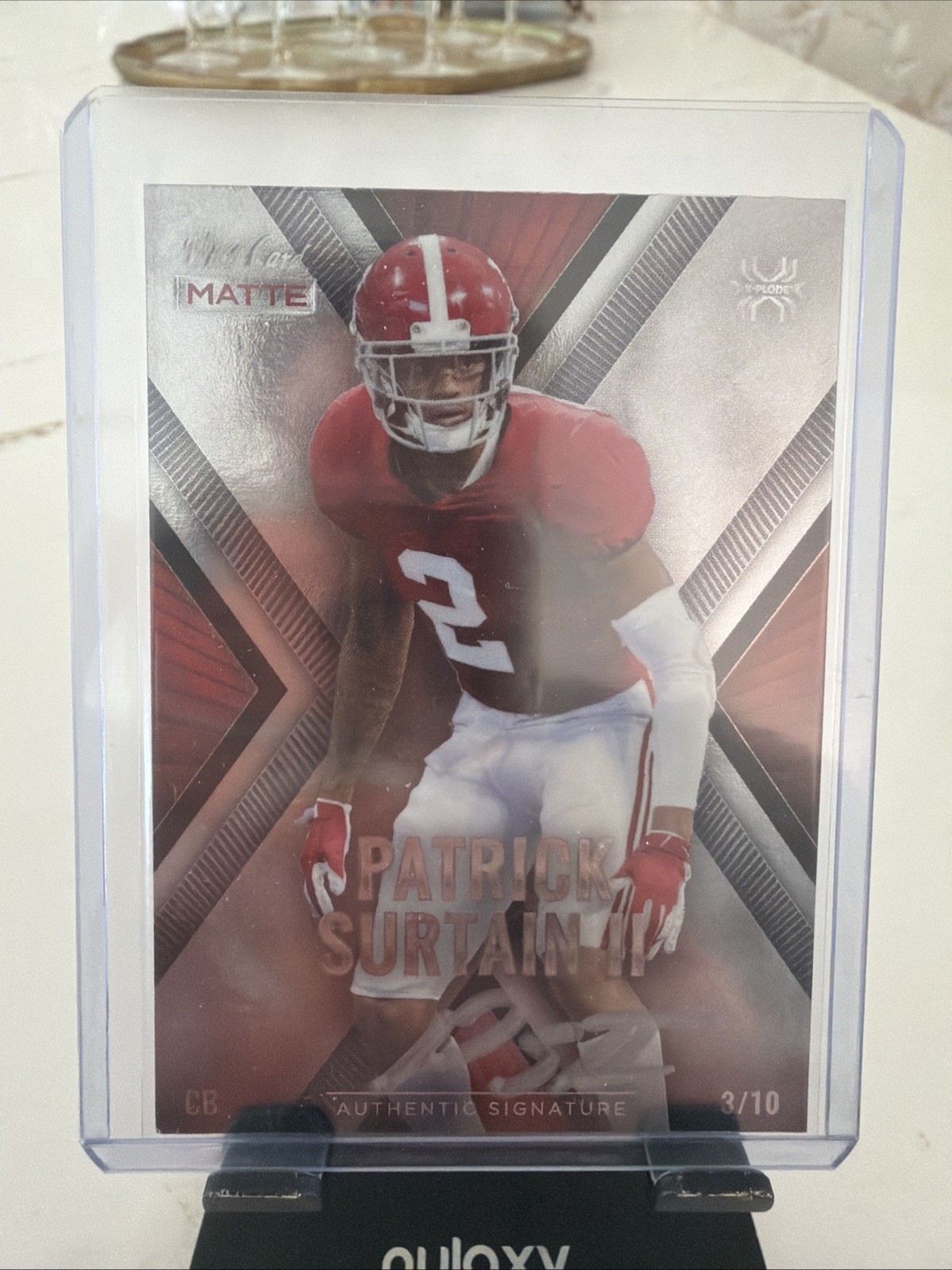 Patrick Surtain II Wild Card Matte Silver X-Plode #MXP8 Base