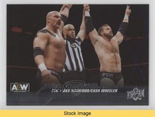 2024 AEW All Elite Wrestling Silver Foil FTR Dax Harwood #76 Patch Tag READ 5yy