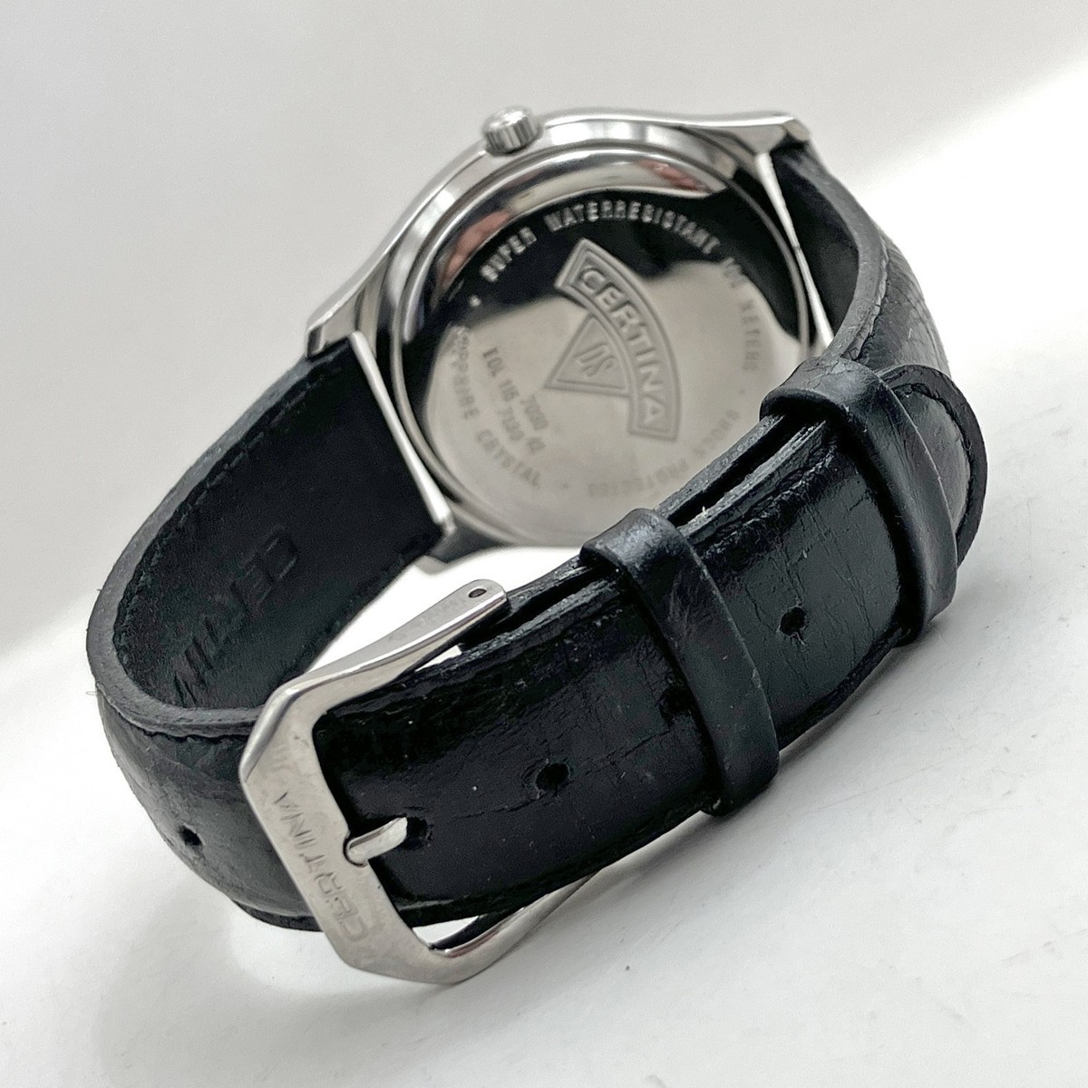 Certina DS Swiss Made Classic Dress Watch EOL 115 Black Dial Date