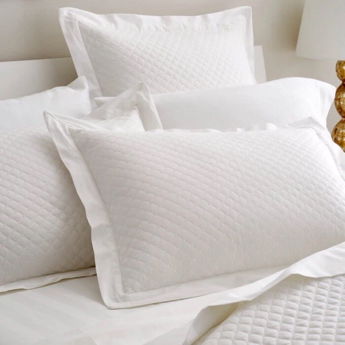 Charter Club Damasco Acolchado KING Juego de Cobertor y Fundas BLANCO Foto 2 de 4