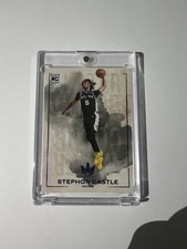 2024-25 Panini Court Kings Water Color Stephon Castle #16 (RC) /25 NM