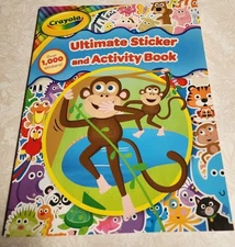 CRAYOLA ULTIMATE STICKER & ACTIVITY BOOK FREE SHIPPING