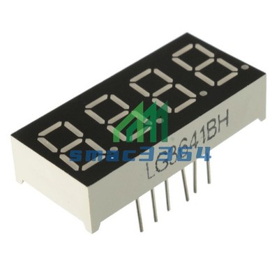 2PCS 0.36inch 7 Segment 4 Digit Common Cathode 0.36'' RED LED digital display