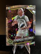 2025 Panini Prizm WNBA Dominique Malonga Cracked Ice RC Seattle Storm #116