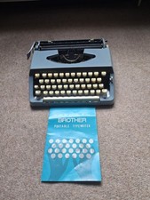 Brother Portable Typewriter Vintage With Case