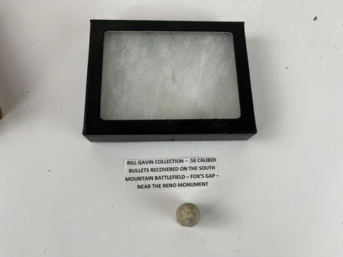 Bill Gavin Civil War Bullet Musket Ball Reno Monument South Mountain Battlefield