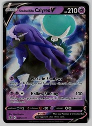 Shadow Rider Calyrex V SWSH131 Black Star Promo Holo