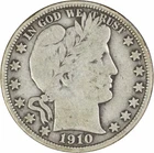 1910 Barber Silver Half Dollar VG Uncertified #209