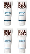 4 x BULLDOG Sensitive Shave Gel (175ml)  **only £4.49/unit**  **Pharmacy Stock 25.64 per litre