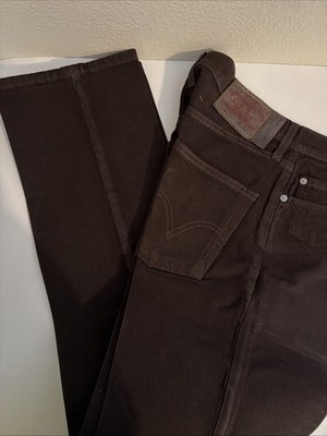 Levi s Jeans Brown 501 W31 L 30 Starched And Ironed