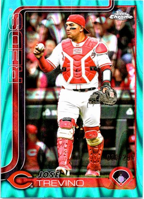 #ad 2025 Topps Chrome Update #USC2 Jose Trevino Teal RayWave Refractors # 299 $3.00