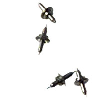 HAMILTON WRISTWATCH SZ 20/0 - 21/0 BALANCE STAFFS 2927 SR PIVOT 8 --- D-302