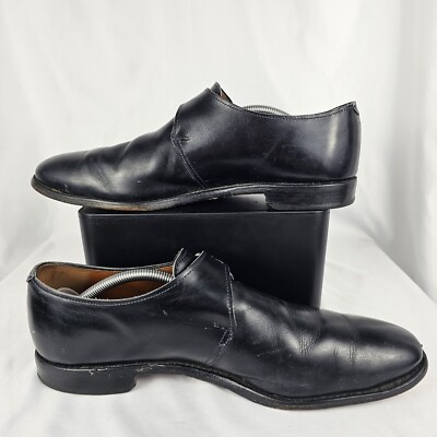 ALLEN EDMONDS WARWICK Single Monk Strap Dress Shoes Men's Size