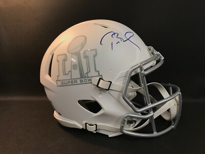 Tom Brady Signed Full Size White Authentic Super Bowl 51
