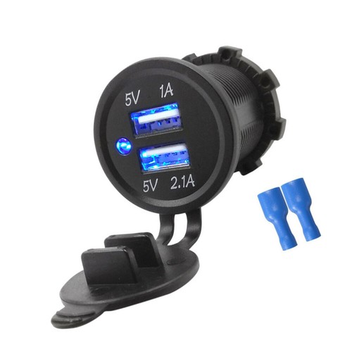Phone Charger Car USB Adapter Motorbike Handlebar Charger - 第 9/12 張圖片
