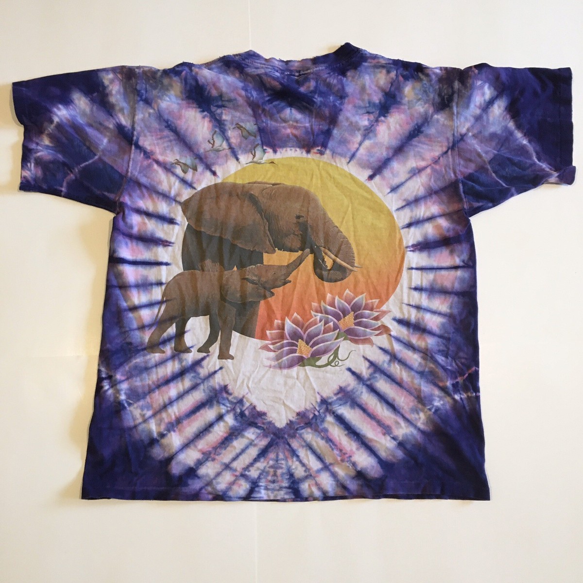 Action Painting Vintage Tシャツ Rare Vintage Lisa Chapman Graphics Wildlife Noah's Ark Shirt