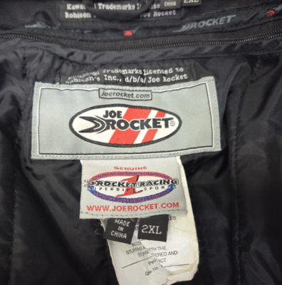 Joe Rocket Kawasaki ZX-14 Ninja Road Racing Jacket 2XL Padded | eBay