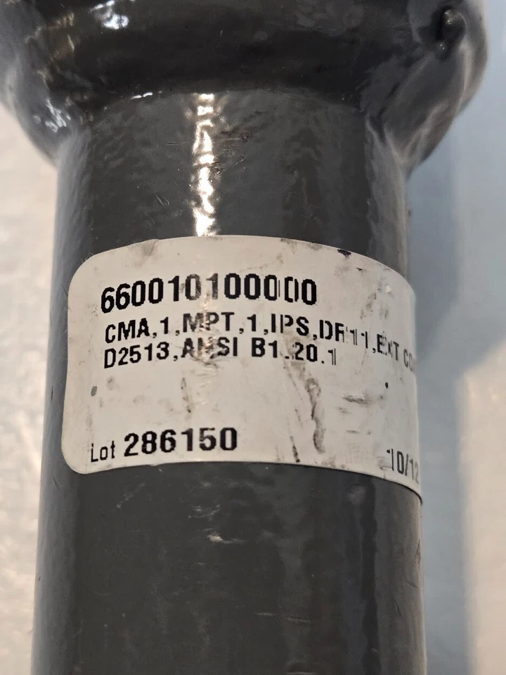 Central Compression Adapter 660010100000 | 1" MPT 1" IPS D2513 | ANSI B1.20.1 - Image 2 of 4
