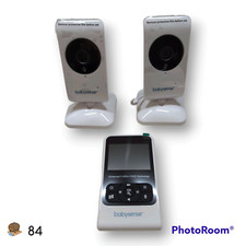 BABYSENSE V24R 2 Compact Video Baby Monitor with 2 Cameras  European Plug 