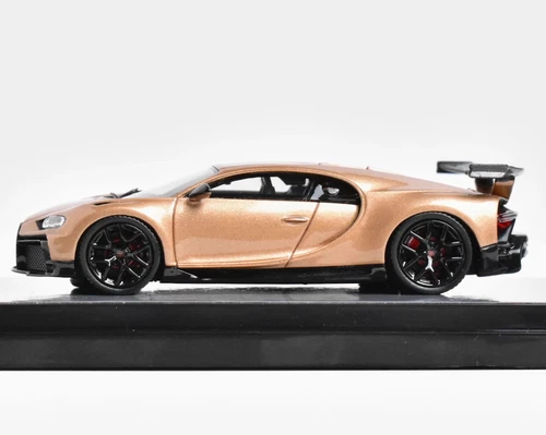 YM 1:64 Gold Chiron Pur Racing Sports Model Diecast Resin Car - Picture 2 of 3