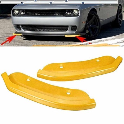 Front Bumper Lip Splitter For Dodge Challenger SRT Hellcat Coupe 2-Dr 2015-2020