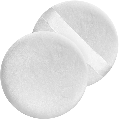2 PCS Large Powder Puff, 5 Inch Cotton Super Soft Powder Puff, Washable, Loose P