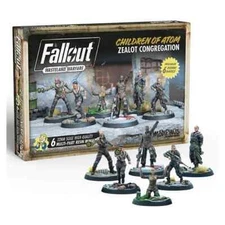 Fallout Wasteland Warfare Children of the Atom Zealot Congregation NIB  -clearan