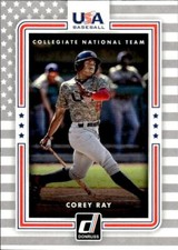 2016 Donruss USA National Team #USA-13 Corey Ray