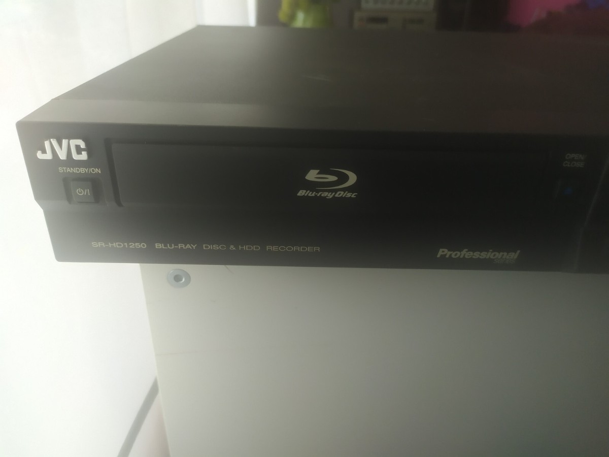 JVC SR-HD1250US Professional Series BLU-RAY Disc & HDD Recorder