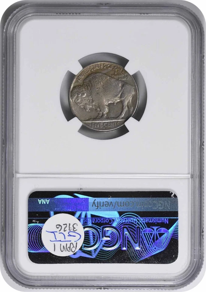 1914-S Buffalo Nickel (S/S RPM 1) XF40 NGC - Image 2 of 4