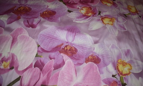 Baumwollstoff ab 50cmx1,50m Baumwollstoff Orchideen Orchidee - Bild 2 von 3