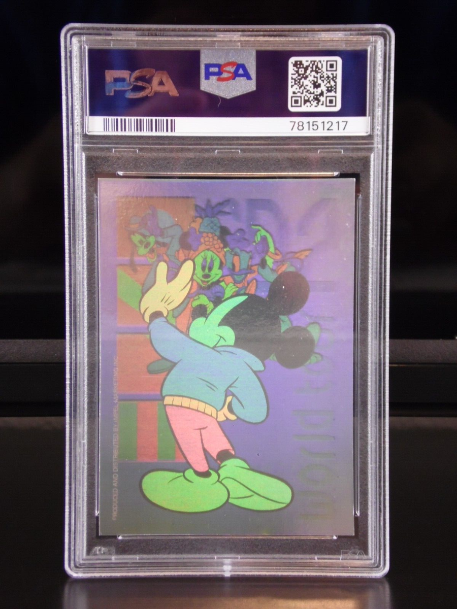 1991 IMPEL DISNEY MICKEY MOUSE HOLOGRAM WORLD TOUR TRADING CARD