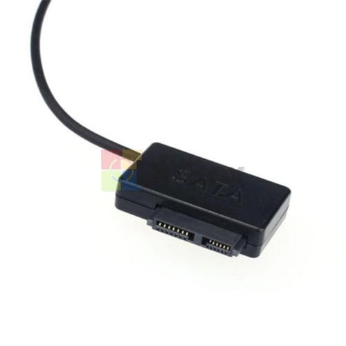 7+6 13Pin SATA Slimline to USB 2.0 Adapter Cable for Laptop CD DVD Rom Drive DIY - Picture 9 of 12