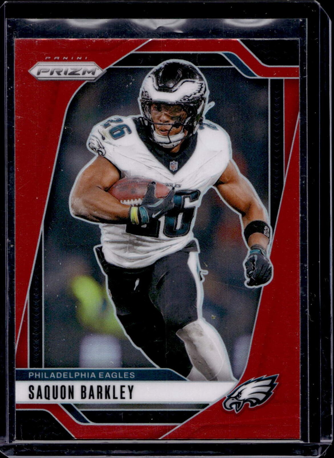 2024 Panini Prizm Saquon Barkley Red Prizm Retail SSP #232
