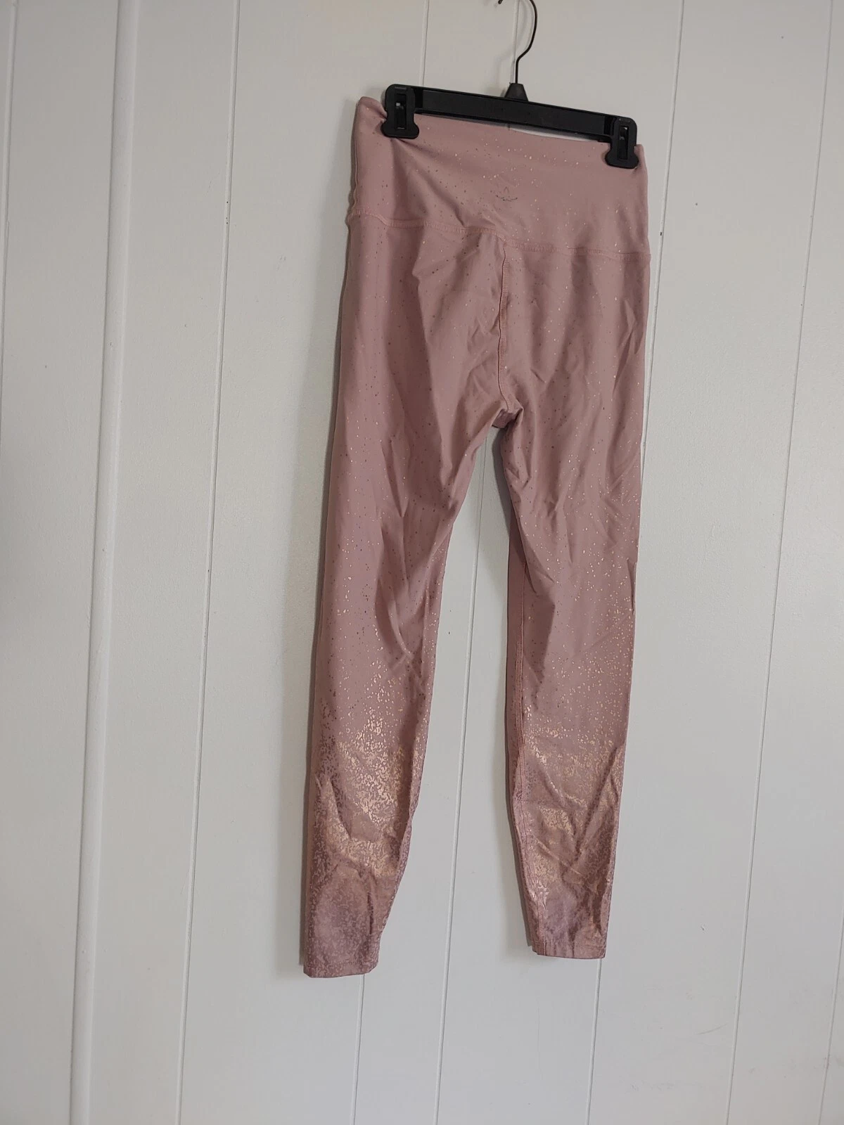 beyond-yoga alloy ombre high waisted rose gold foil print leggings