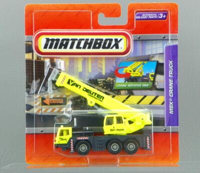 Matchbox 2009 Working Parts HO 1/87 Diecast Deuter MBX Crane Construction Truck