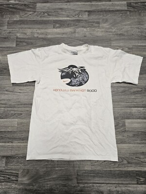 【美品】希少 00s y2k nike honolulu MARATHON 03 Vintage Y2K 2000 Nike Silver Tag Honolulu Marathon Finisher