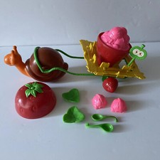 Strawberry Shortcake Doll Snail Cart Complete Vintage Kenner Ice Cream Table
