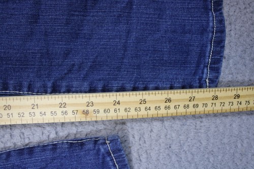 Code Bleu Jeans Women 6P Blue Mid Rise Gwen Straight Dark Stretch Denim 28x28 - Picture 8 of 15