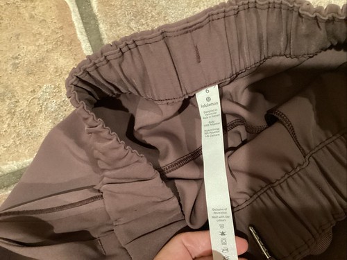 Lululemon On The Fly Plum Skirt Elastic Waist Drawstring - Women’s Size 6 - Picture 4 of 6