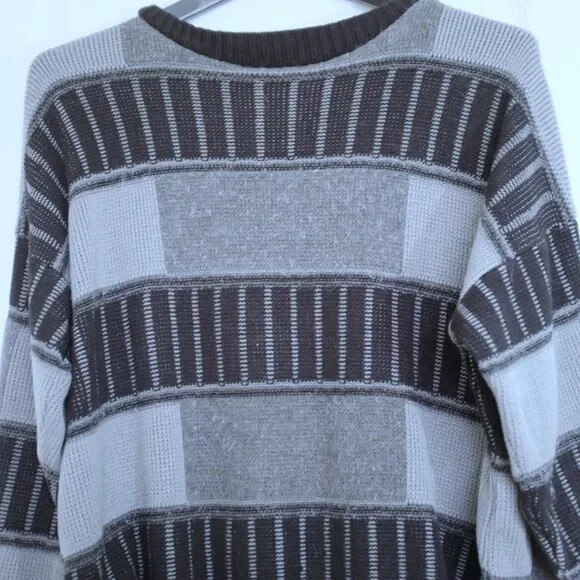 Vintage Randy River geometric pattern sweater XL … - image 6