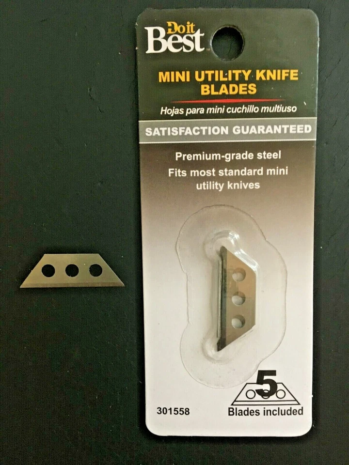 *20 BLADES* Do-It-Best / MINI UTILITY KNIFE BLADES-4 PACKS OF 5  *FREE SHIPPING* - Image 4 of 4